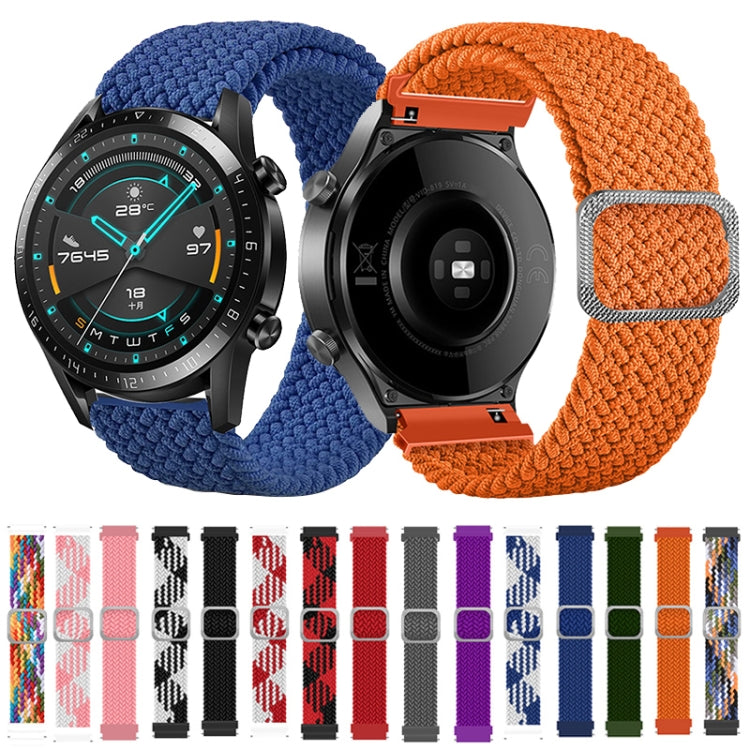 Adjustable Nylon Braided Elasticity Replacement Strap Watchband, For Samsung Galaxy Watch Active, For Samsung Galaxy Watch Active2 40mm, For Samsung Galaxy Watch Active2 44mm