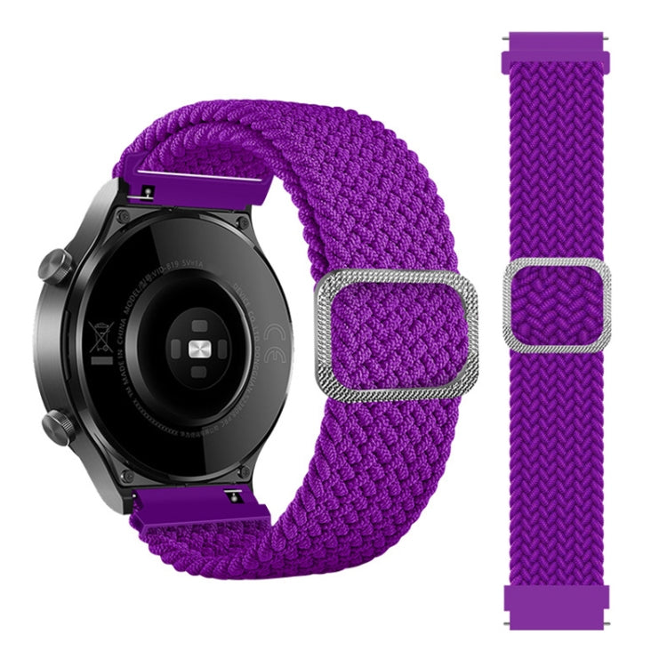 Adjustable Nylon Braided Elasticity Replacement Strap Watchband, For Samsung Galaxy Watch Active, For Samsung Galaxy Watch Active2 40mm, For Samsung Galaxy Watch Active2 44mm