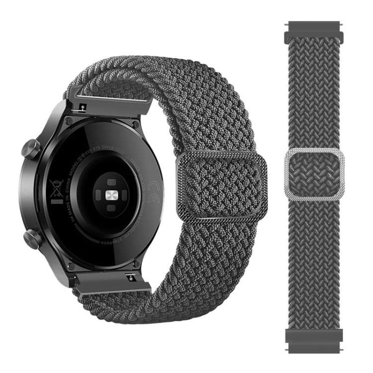 Adjustable Nylon Braided Elasticity Replacement Strap Watchband, For Samsung Galaxy Watch Active, For Samsung Galaxy Watch Active2 40mm, For Samsung Galaxy Watch Active2 44mm