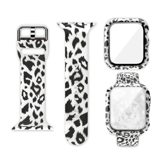 Silicone Printing Integrated Replacement Watch Case Watchband, For Apple Watch Series 6 / 5 / 4 / Watch SE 44mm, For Apple Watch Series 6 / 5 / 4 / Watch SE 40mm, For Apple Watch Series 3 & 2 & 1 42mm