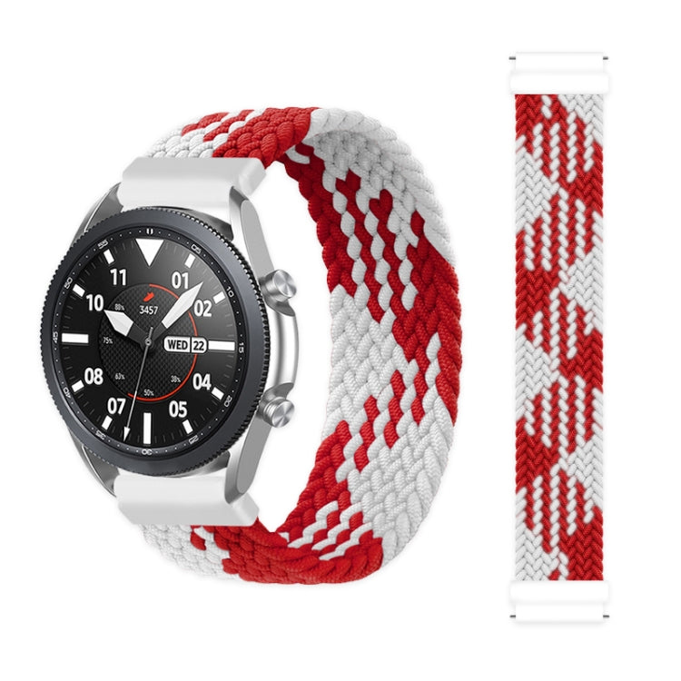 For Garmin Vivoactive 3 Adjustable Nylon Braided Elasticity Replacement Strap Watchband, 125mm, 135mm, 145mm, 155mm