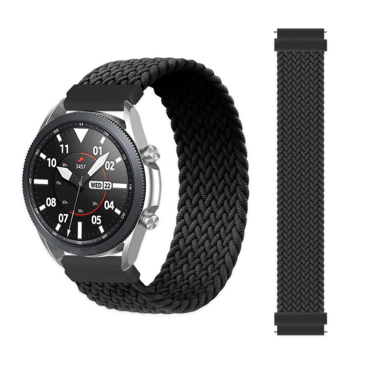 For Garmin Vivoactive 3 Adjustable Nylon Braided Elasticity Replacement Strap Watchband, 125mm, 135mm, 145mm, 155mm