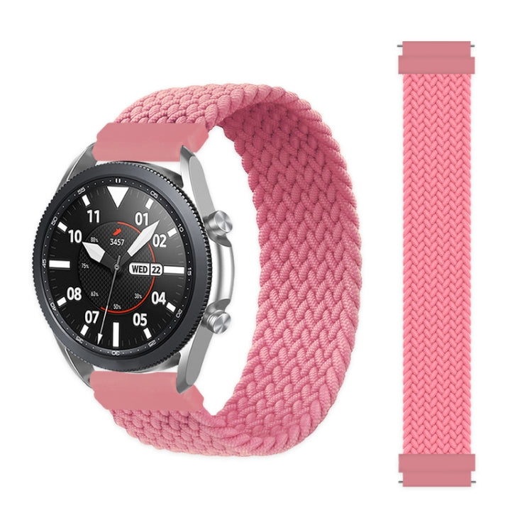 For Garmin Vivoactive 3 Adjustable Nylon Braided Elasticity Replacement Strap Watchband, 165mm