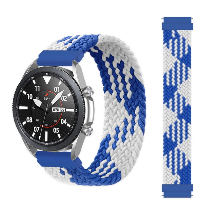For Garmin Vivoactive 3 Adjustable Nylon Braided Elasticity Replacement Strap Watchband, 165mm