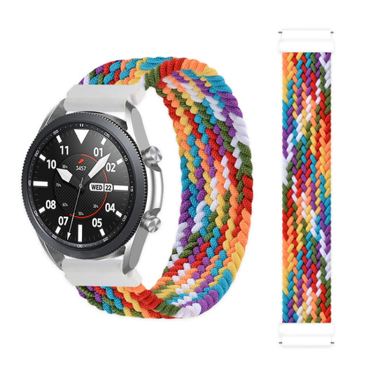 For Samsung Galaxy Watch 3 41mm Adjustable Nylon Braided Elasticity Replacement Strap Watchband, 125mm, 135mm, 145mm, 155mm