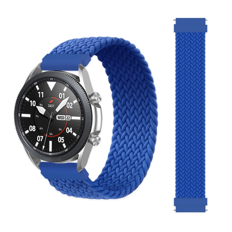 For Samsung Galaxy Watch 3 45mm Adjustable Nylon Braided Elasticity Replacement Strap Watchband, 125mm, 135mm, 145mm, 155mm