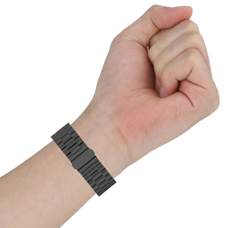 For Huawei Watch 3 / 3 Pro 22mm Three-beads Steel Replacement Strap Watchband
