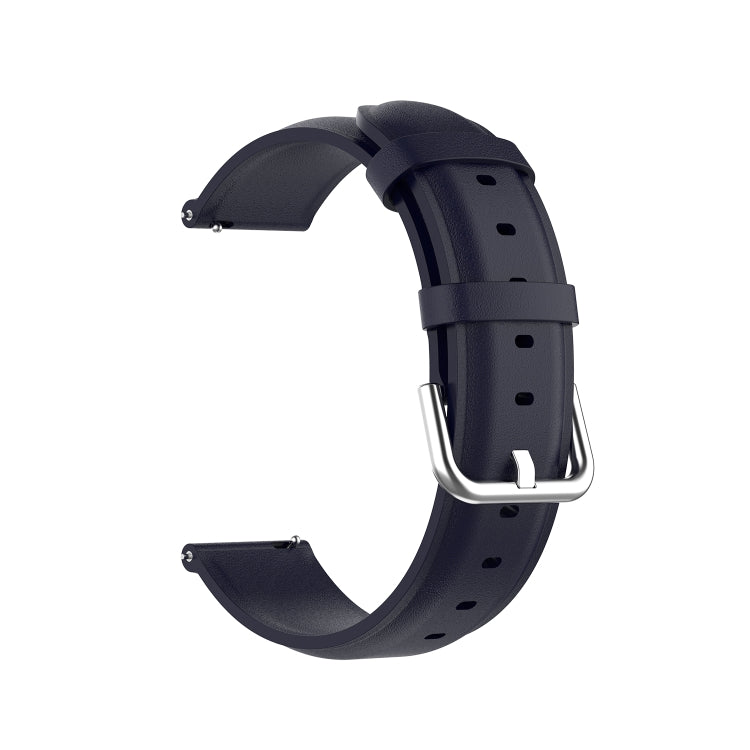 For Huawei Watch 3 / 3 Pro 22mm Round Tail Leather Replacement Strap Watchband