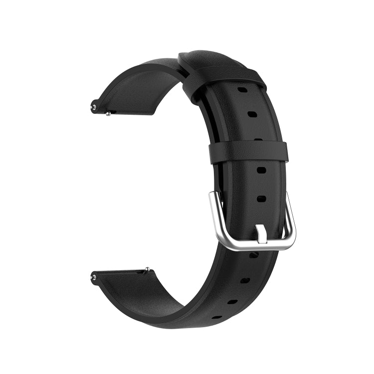 For Huawei Watch 3 / 3 Pro 22mm Round Tail Leather Replacement Strap Watchband
