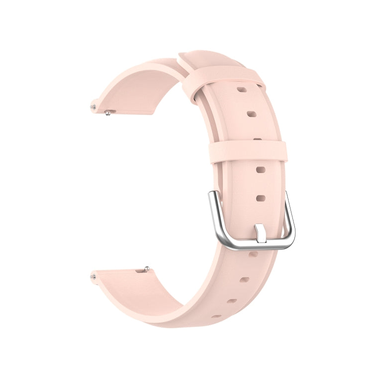 For Huawei Watch 3 / 3 Pro 22mm Round Tail Leather Replacement Strap Watchband