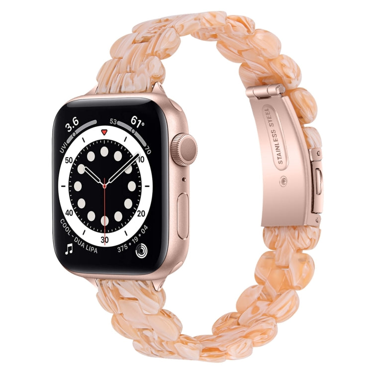 Oval Resin Replacement Strap Watchband, For Apple Watch Series 7  41mm / & 6 & SE & 5 & 4 40mm, For Apple Watch Series  7  45mm / & 6 & SE & 5 & 4 44mm