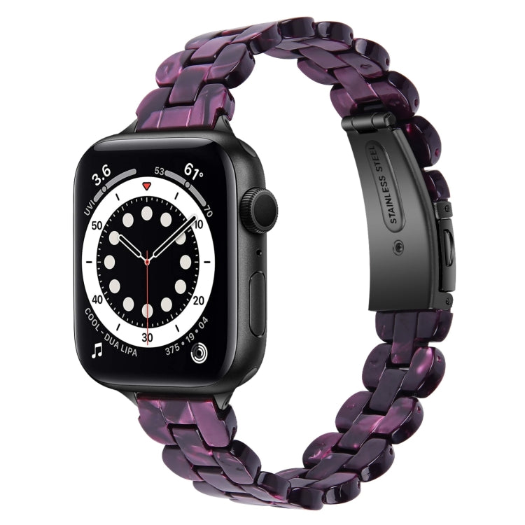 Oval Resin Replacement Strap Watchband, For Apple Watch Series 7  41mm / & 6 & SE & 5 & 4 40mm, For Apple Watch Series  7  45mm / & 6 & SE & 5 & 4 44mm