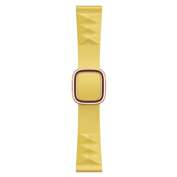 Modern Style Silicone Replacement Strap Watchband For Apple Watch Series 6 & SE & 5 & 4 44mm / 3 & 2 & 1 42mm, Black Buckle, Rose Gold Buckle, Silver Buckle