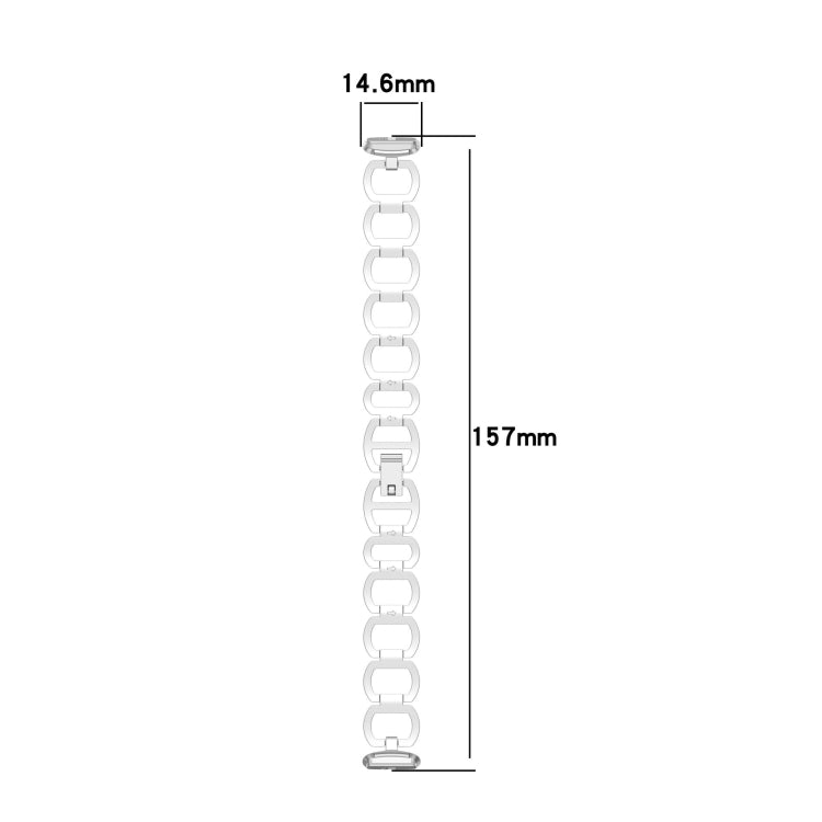 For Fitbit Luxe Special Edition Metal Bracelet Replacement Strap Watchband