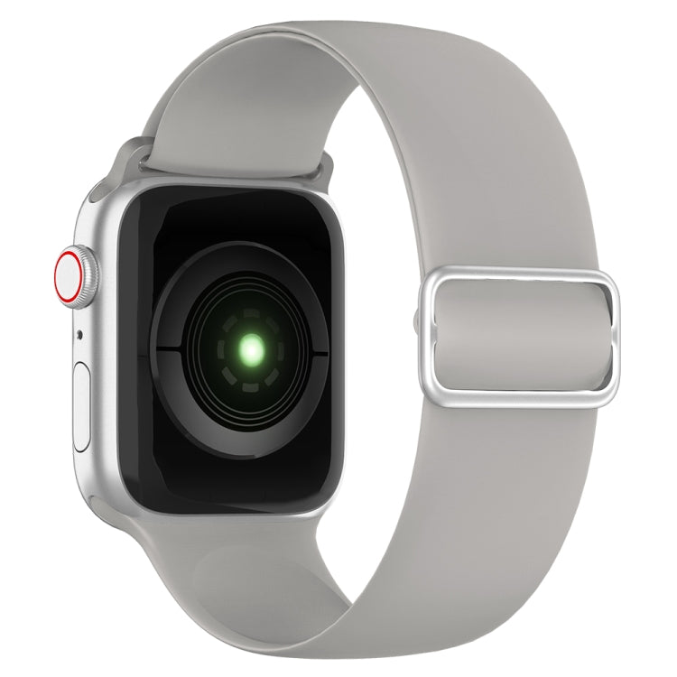 Elasticity Silicone Replacement Strap Watchband For Apple Watch Series, 7 45mm / 6 & SE & 5 & 4 44mm / 3 & 2 & 1 42mm
