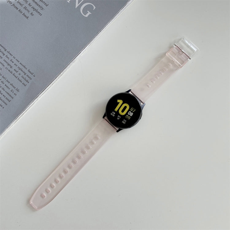For Samsung Galaxy Watch Active 2/Garmin Venu 20mm Universal Discoloration in Sun Silicone Replacement Strap Watchband, For Samsung Galaxy Watch Active 2