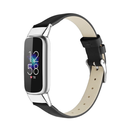 For Fitbit Luxe Leather Replacement Strap Watchband, S