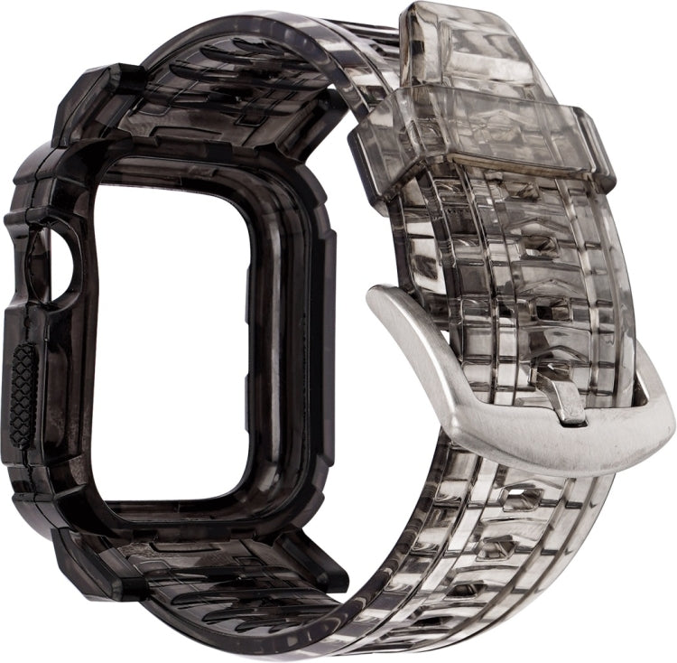 Gradient TPU Integrated Case Strap For Apple Watch Series 9 / 8 / 7 45mm / 6 / 5 / 4 / Watch SE 44mm / Watch 42mm, For Apple Watch Series 9 / 8 / 7 45mm / 6 / 5 / 4 / Watch SE 44mm / Watch 42mm
