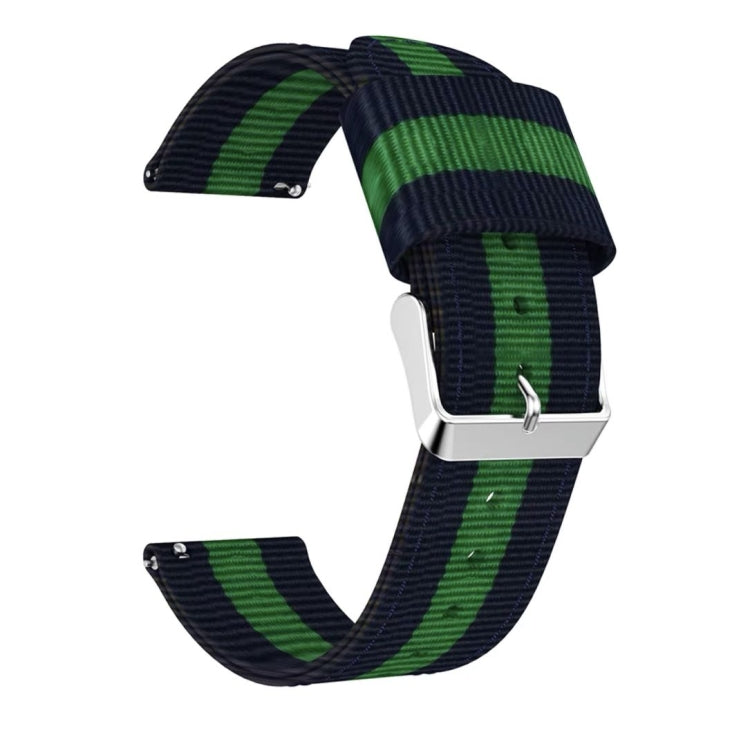For Samsung Galaxy Watch4 40/44mm & Watch4 Classic 42/46mm Split Nylon Replacement Strap Watchband