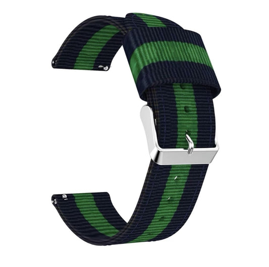 For Samsung Galaxy Watch4 40/44mm & Watch4 Classic 42/46mm Split Nylon Replacement Strap Watchband