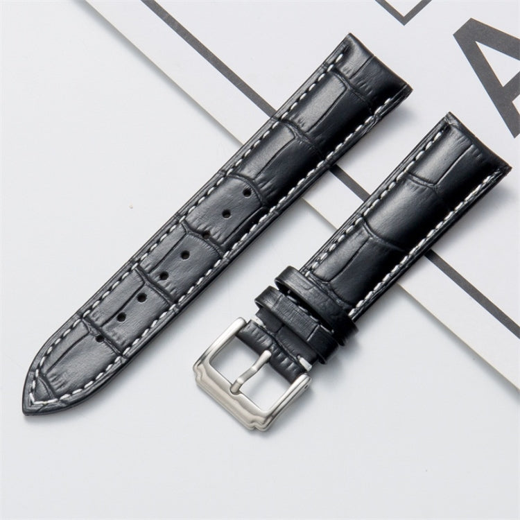 Calf Leather Replacement Strap Watchband, 24mm
