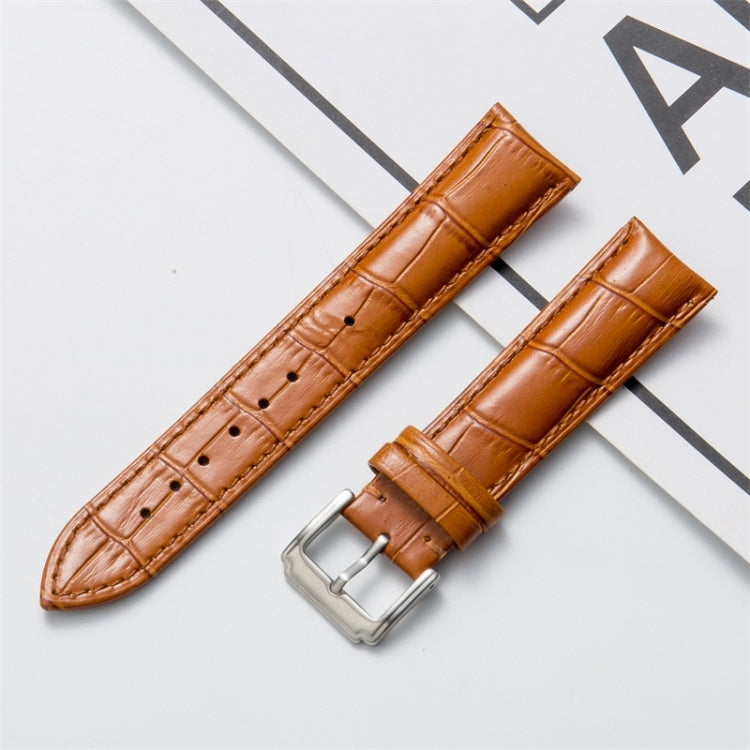 Calf Leather Replacement Strap Watchband, 24mm