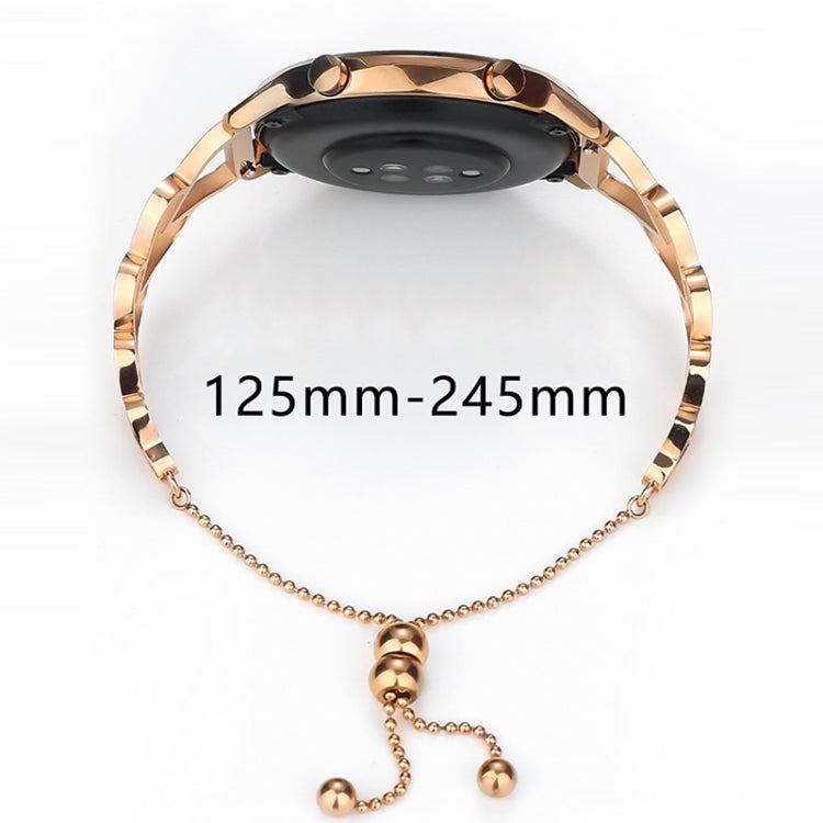 20mm Universal Love Bracelet Metal Replacement Watchband, For Garmin Vivoactive 3