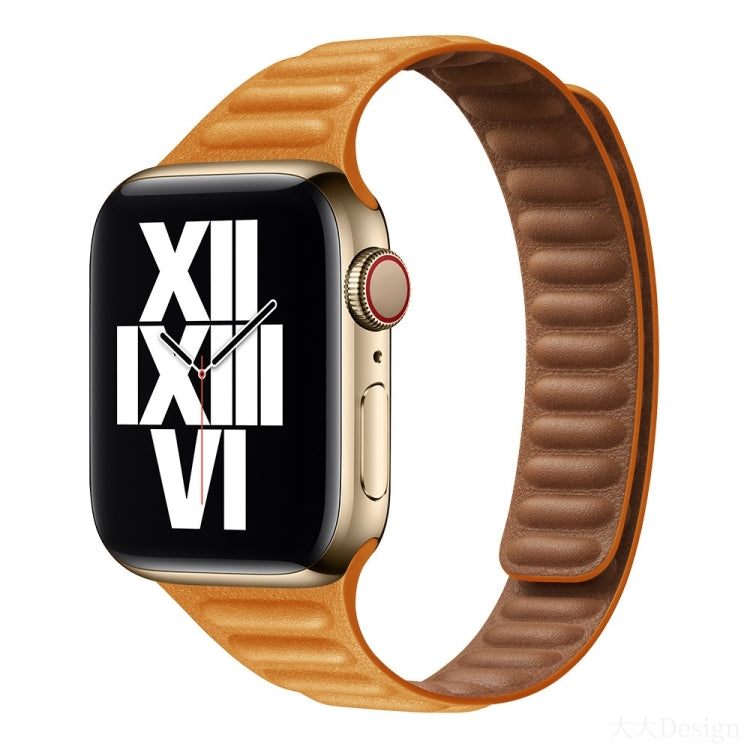 Slimming Loop Magnetic Replacement Watchband For Apple Watch Series, 7 41mm / 6&SE&5&4 40mm / 3&2&1 38mm, 7 45mm / 6&SE&5&4 44mm / 3&2&1 42mm
