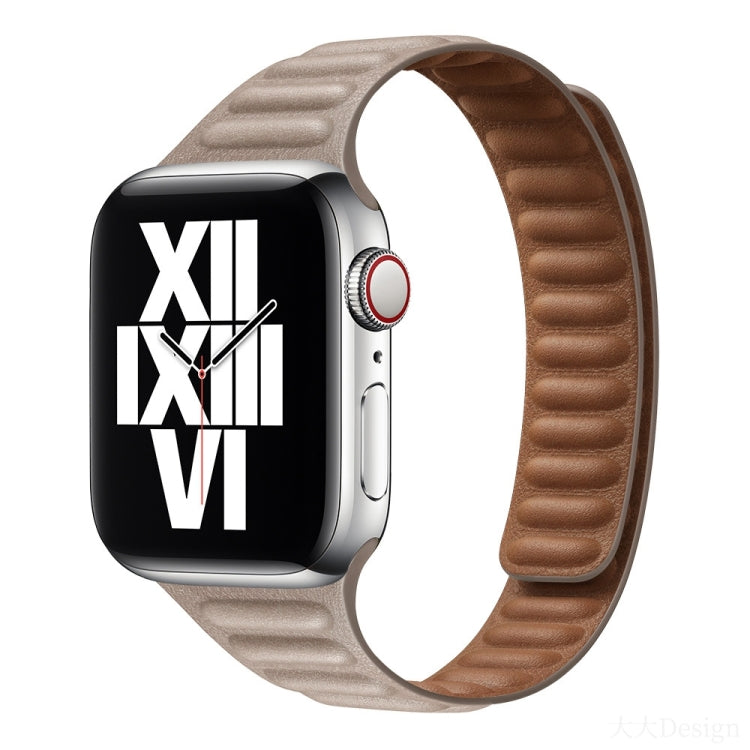 Slimming Loop Magnetic Replacement Watchband For Apple Watch Series, 7 41mm / 6&SE&5&4 40mm / 3&2&1 38mm, 7 45mm / 6&SE&5&4 44mm / 3&2&1 42mm