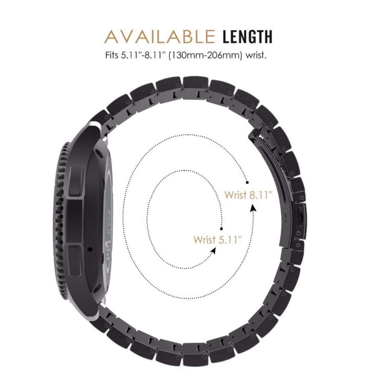 For Samsung Smart Watch One-bead Steel Replacement Strap Watchband, 18mm, 20mm, 22mm