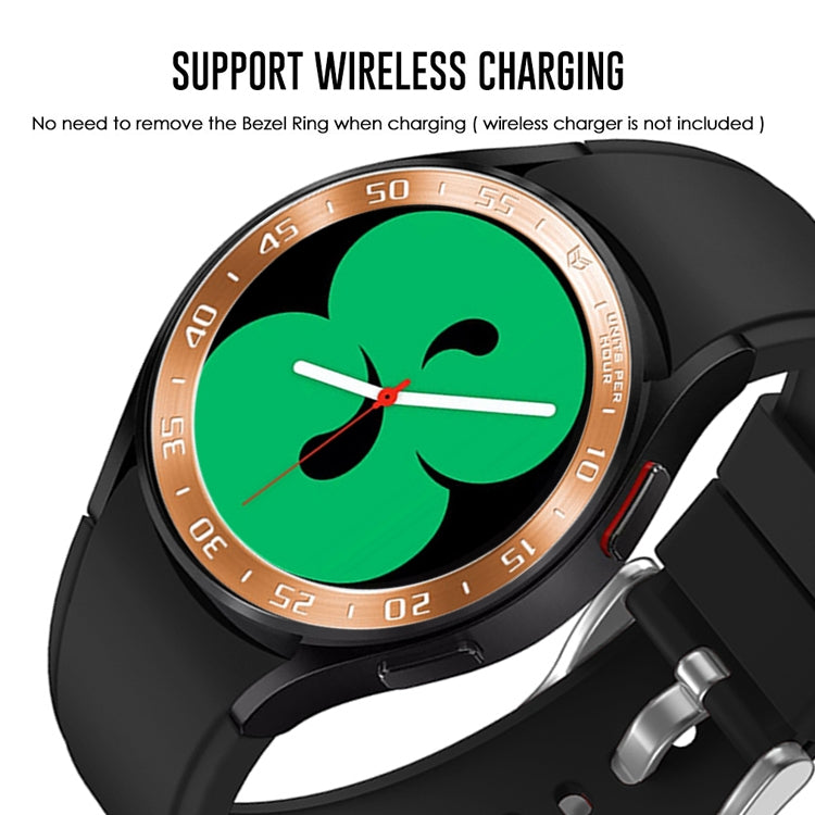 Smart Watch Steel Bezel Ring, A Version, For Samsung Galaxy Watch4 Classic 42mm, For Samsung Galaxy Watch4 Classic 46mm