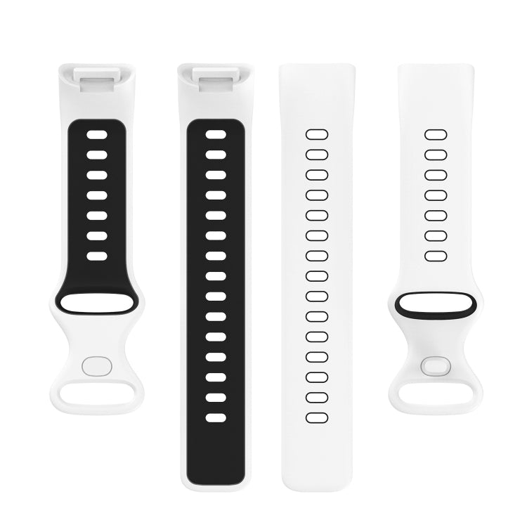 Two-color Silicone Replacement Strap Watchband, For Fitbit Charge 5