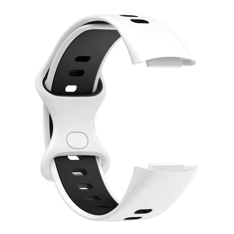 Two-color Silicone Replacement Strap Watchband, For Fitbit Charge 5
