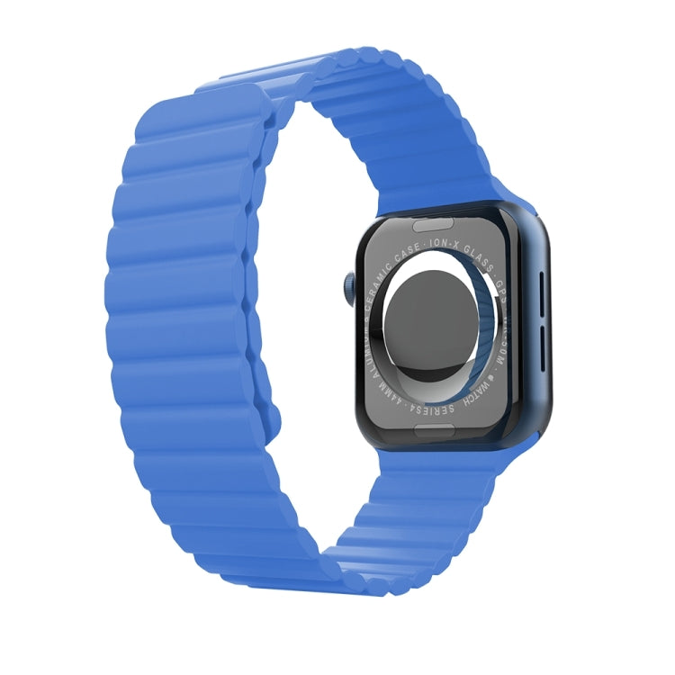 Integrated Silicone Replacement Strap Watchband For Apple Watch Series, 7 41mm / 6&SE&5&4 40mm / 3&2&1 38mm, 7 45mm / 6&SE&5&4 44mm / 3&2&1 42mm