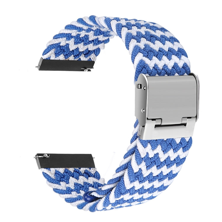22mm Universal Nylon Braided Metal Buckle Strap, 22mm