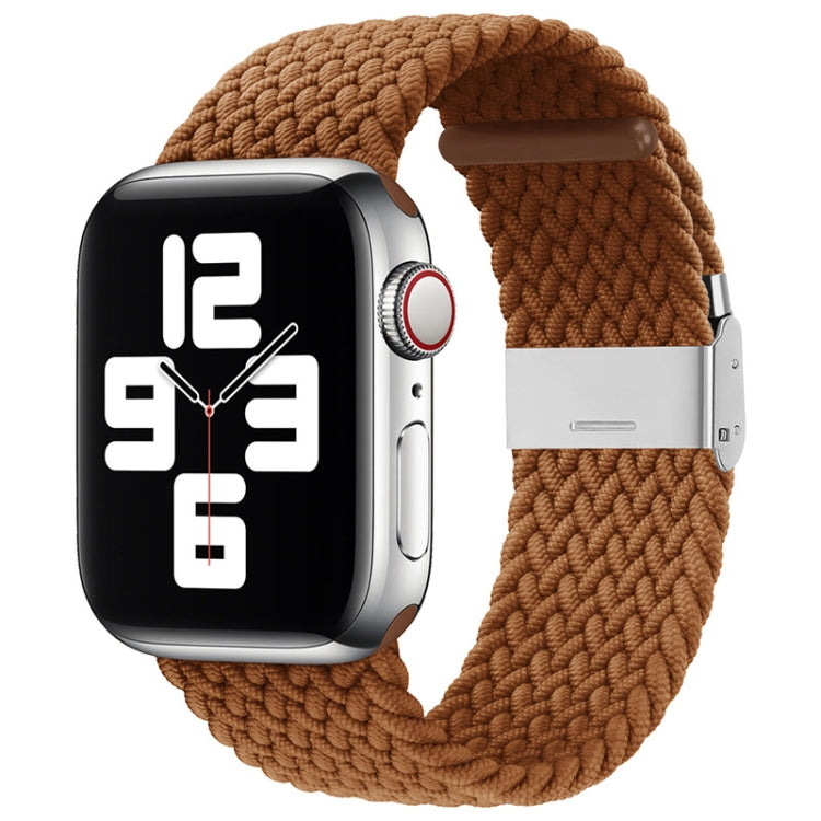 Nylon Braid One Buckle Replacement Watchband For Apple Watch Series, 7 45mm / 6&SE&5&4 44mm / 3&2&1 42mm