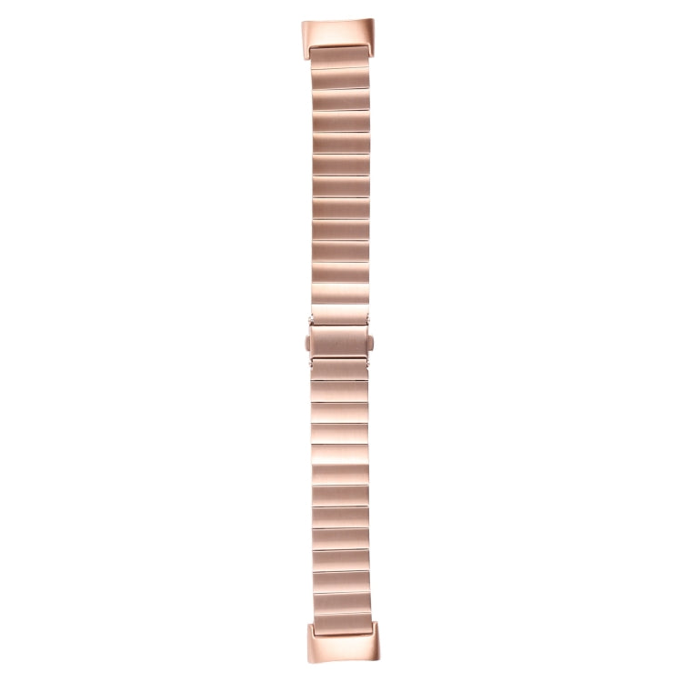 Five-bead Steel Strap Watchband, For Fitbit Charge 5