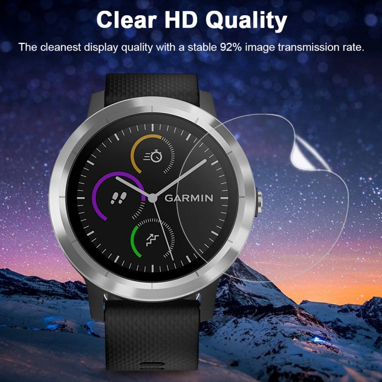 50 PCS Soft Hydrogel Film Watch Screen Protector, For Garmin Vivoactive 3, For Garmin Vivoactive 4, For Garmin Vivoactive 4S