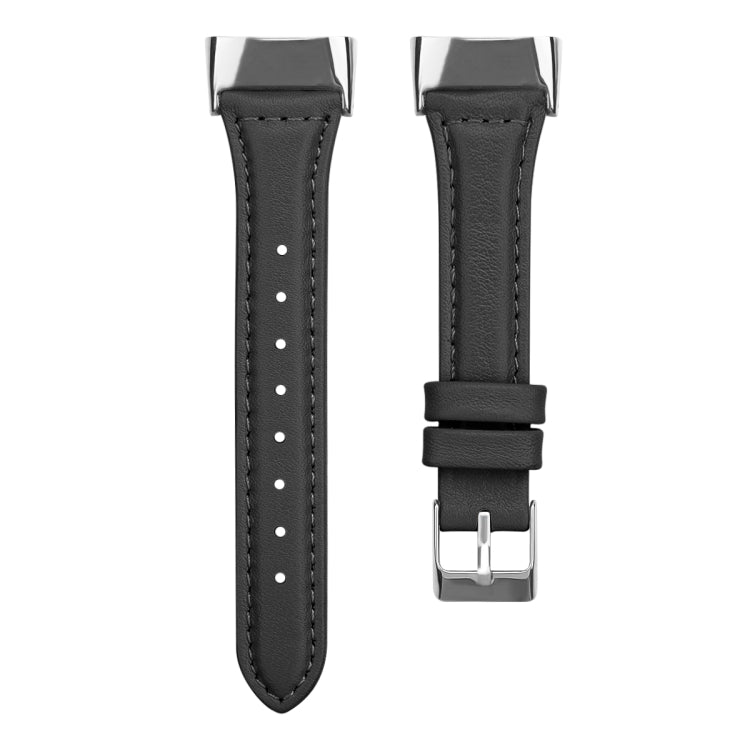 For Fitbit Charge 5 FC5-18 Leather Strap Watchband, S