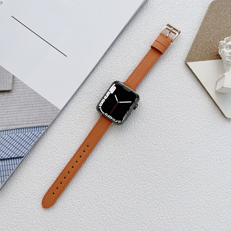 Leather Watchband For Apple Watch Series, 7 41mm / 6&SE&5&4 40mm / 3&2&1 38mm, 7 45mm / 6&SE&5&4 44mm / 3&2&1 42mm