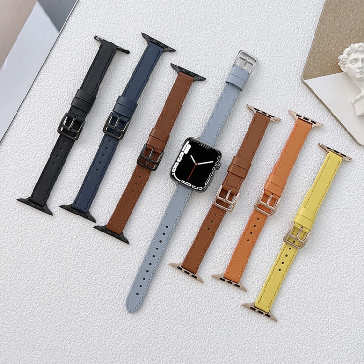 Leather Watchband For Apple Watch Series, 7 41mm / 6&SE&5&4 40mm / 3&2&1 38mm, 7 45mm / 6&SE&5&4 44mm / 3&2&1 42mm