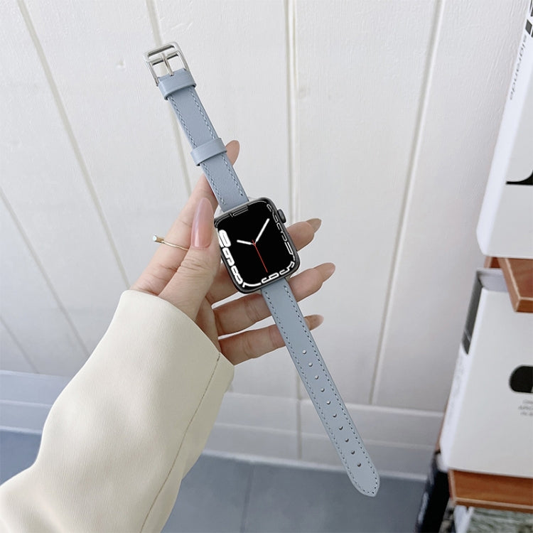 Leather Watchband For Apple Watch Series, 7 41mm / 6&SE&5&4 40mm / 3&2&1 38mm, 7 45mm / 6&SE&5&4 44mm / 3&2&1 42mm