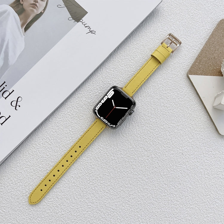 Leather Watchband For Apple Watch Series, 7 41mm / 6&SE&5&4 40mm / 3&2&1 38mm, 7 45mm / 6&SE&5&4 44mm / 3&2&1 42mm