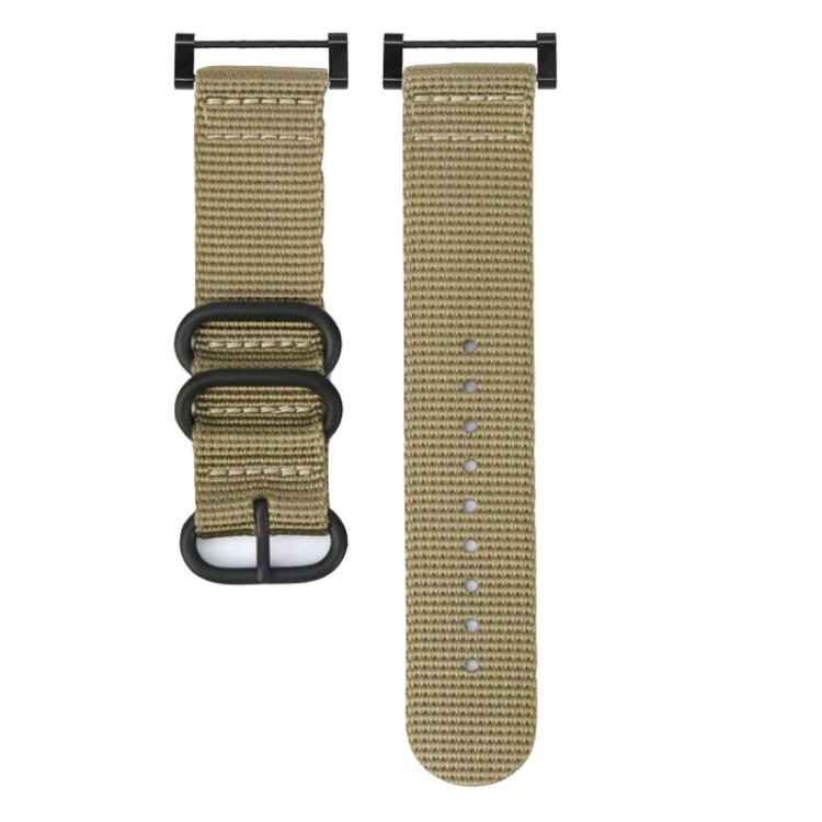 Three-ring Steel Buckle Nylon Watchband, For Suunto CORE, For Suunto 7
