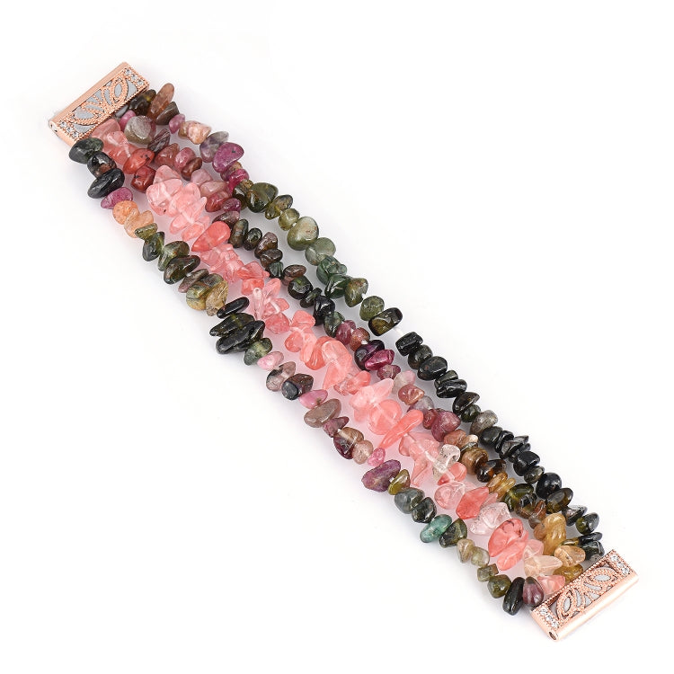 Rough Stone Bracelet Watchband, For Fitbit Versa