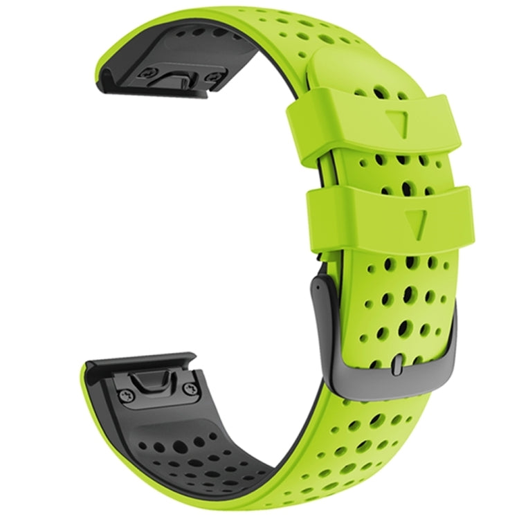 Two-color Silicone Quick Release Watchband, For Garmin Fenix 7, For Garmin Fenix 7X
