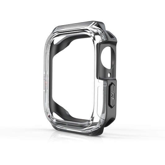 Transparent Two-color Armor Case, For Apple Watch Series 9 / 8 / 7 45mm, For Apple Watch Series 9 / 8 / 7 41mm