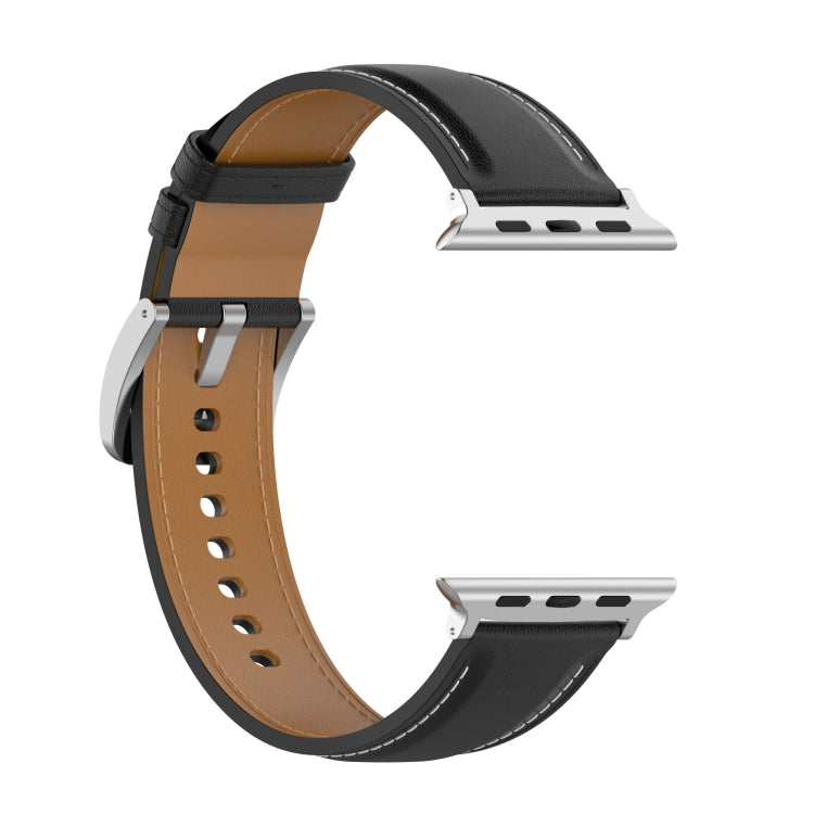 Genuine Leather Watchband, Size: Small Size For Apple Watch Series 7 41mm / 6&SE&5&4 40mm / 3&2&1 38mm, Size: Small Size For Apple Watch Series 8&7 41mm / SE 2&6&SE&5&4 40mm / 3&2&1 38mm