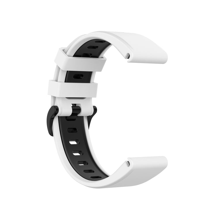 22mm Quick Release Two-color Silicone Strap for Garmin Fenix 7 / EPIX