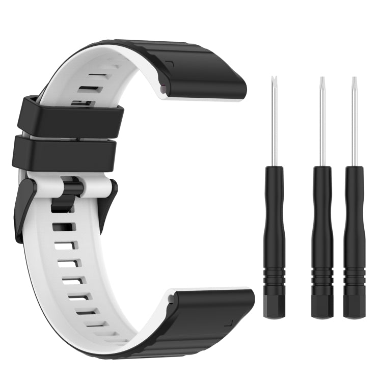 Two-color Silicone Watchband, 22mm, 26mm